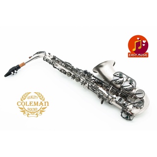 แซกโซโฟน Saxophone Alto Coleman CL-334A Matt Nickel Black keys