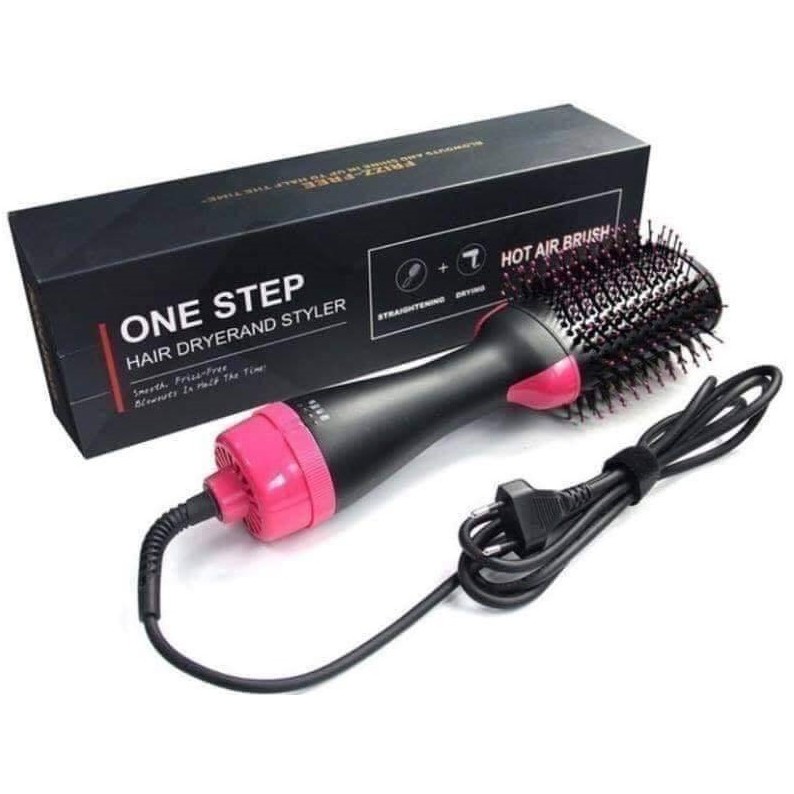 ขายดี-หวีไดร์วอลลุ่ม-ไดร์ยืด-เป่าแห้ง-3in1-one-step-hair-dryer