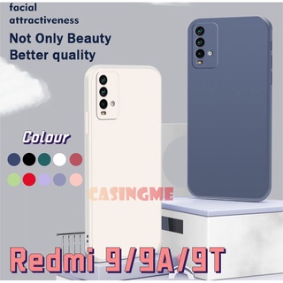 เคสโทรศัพท์ซิลิโคนแบบบางทรงสี่เหลี่ยมสําหรับ Xiaomi Redmi9A Redmi9T Redmi9 Redmi 9 9A 9T