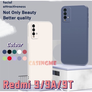 เคสโทรศัพท์ซิลิโคนแบบบางทรงสี่เหลี่ยมสําหรับ Xiaomi Redmi9A Redmi9T Redmi9 Redmi 9 9A 9T
