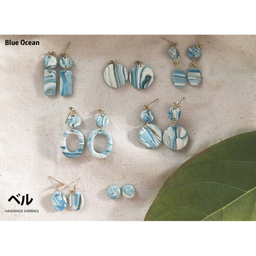 ต่างหูแฟชั่น-ต่างหูวินเทจ-handmade-earring-สี-blue-ocean