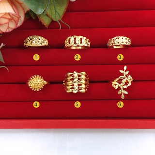 สินค้า แหวนทอง คละลาย แหวนตัดลาย แหวน 1 สลึง ทองชุบ ทองปลอม ทองไมครอน ทองโคลนนิ่ง ทองแฟชั่น