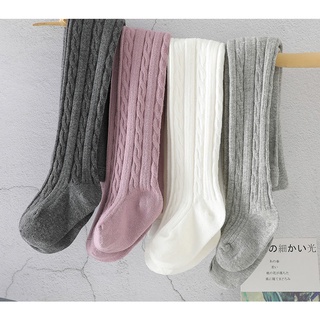 【ใหม่】ถุงเท้าเลกกิ้ง ผ้าฝ้าย แบบหนา ให้ความอบอุ่น สําหรับเด็กผู้หญิง 2023