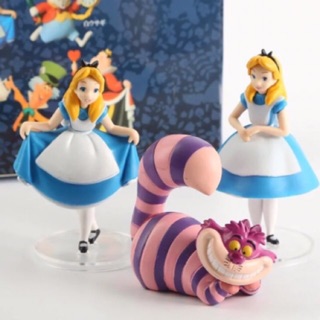 สินค้า โมเดล ฟิกเกอร์ กล่อง Disney Alice in Wonderland Figure เซต 3 ตัว ดิสนีย์ อลิซ อินวันเดอร์แลนด์ ของเล่น
