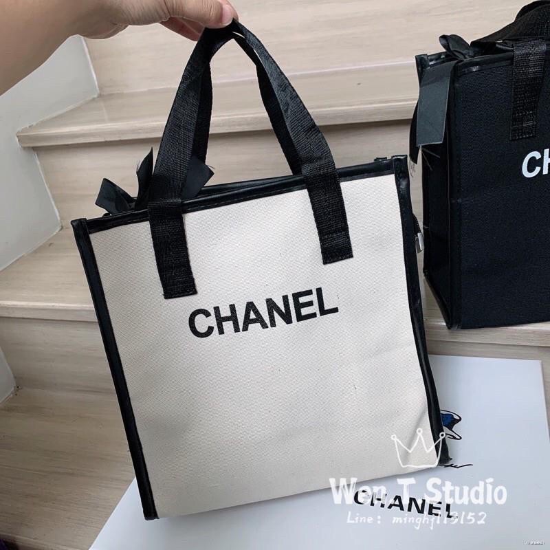 chanel-กระเป๋า-ผ้า-10นิ้ว-10-5นิ้ว-5นิ้ว-ราคา-150เท่านั้น