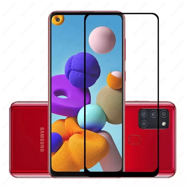 ฟิล์มกระจกเต็มจอ-samsung-galaxy-a21s-ฟิล์มกระจกนิรภัย-samsung-ฟิล์มซัมซุง-ฟิมกระจก-ฟิล์มขอบดำ-ฟิล์มกันกระแทก