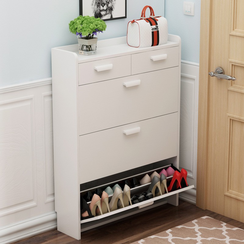 ตู้เก็บรองเท้า-ชั้นวางรองเท้า-เอนกประสงค์-shoe-storage-cabinet-shoe-rack-dd3233