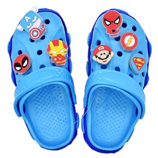 กระดุมไฟ LED หลากสีสัน สําหรับรองเท้า Crocs Jibbitz Pins DIY