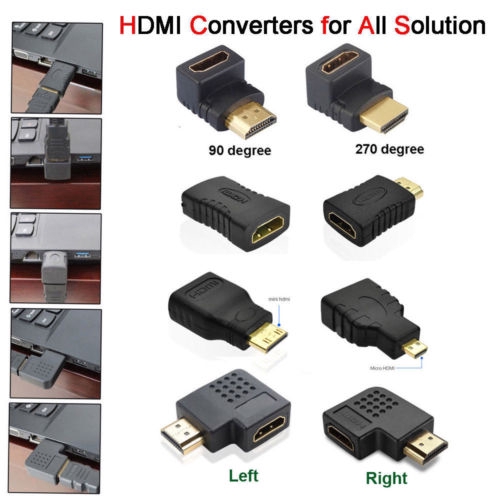 ราคาและรีวิวตัวแปลงสัญญาณ 90 องศา จาก HDMI ตัวผู้เป็น HDMI ตัวเมีย