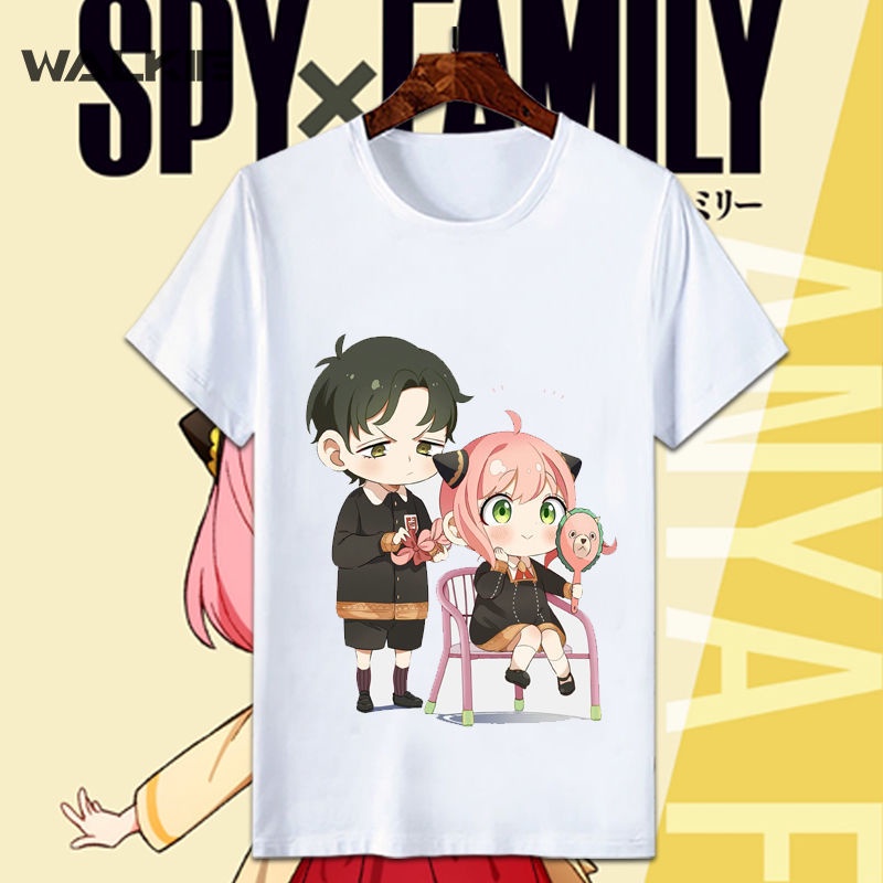 walkie-เสื้อยืดแขนสั้น-ผ้าฝ้าย-พิมพ์ลายคอสเพลย์-spy-x-family-anya-forger-แฟชั่นฤดูร้อน-สําหรับผู้ชาย-ผู้หญิง-2