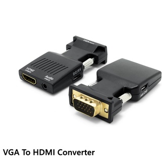 อะแดปเตอร์สายเคเบิล VGA เป็น HDMI เอาท์พุตวิดีโอ 1080p สําหรับมอนิเตอร์ คอมพิวเตอร์ โปรเจคเตอร์ OT-7508