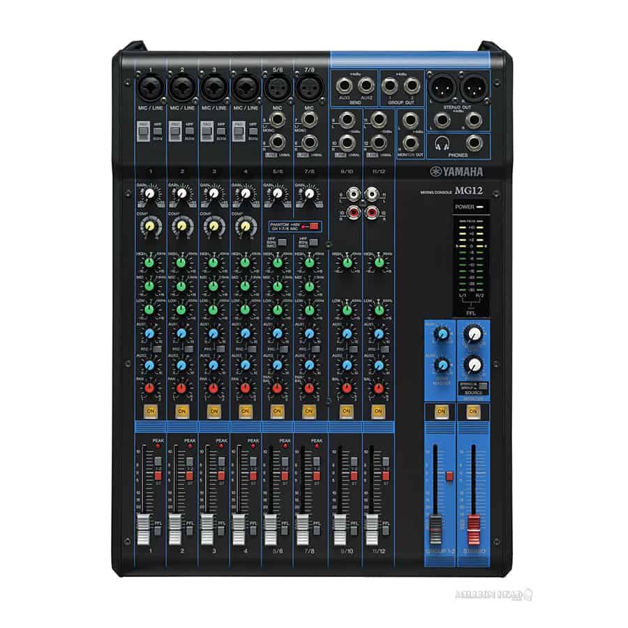 yamaha-mg12-มิกเซอร์อนาล็อก-12-ช่อง-analog-mixer-เอฟเฟคแท้-บันทึกเสียง-at-prosound