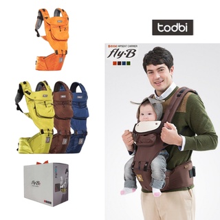 todbi เป้อุ้มเด็ก เป้อุ้มฮิปซีท เป้อุ้มมีที่นั่ง รุ่น fly B7 Hipseat Carrier