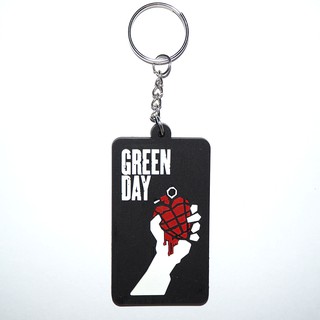 พวงกุญแจยาง Green Day กรีนเดย์