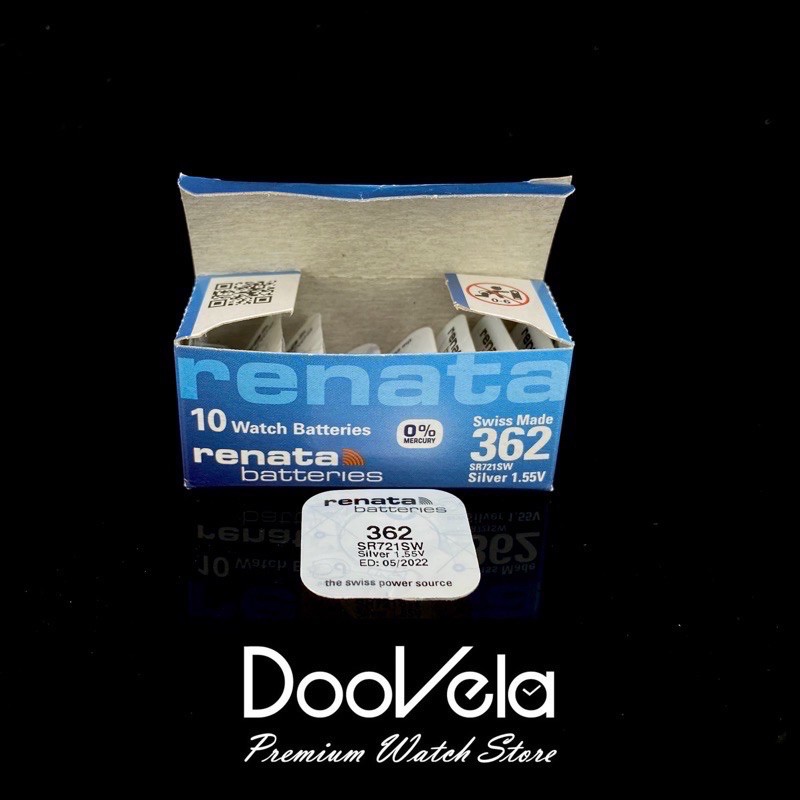 ถ่านกระดุม Renata 362 หรือ SR721SW 1 กล่อง (10 ก้อน) | Shopee Thailand