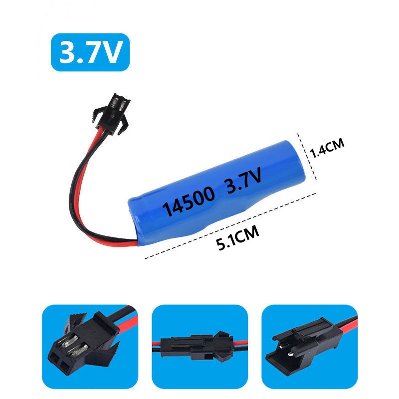 แบตเตอรี่-ถ่านชาร์จ3-7v-แบตเตอรี่รถบังคับ-พร้อมวงจรป้องกัน-3-7v