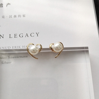 Love Pearl Earrings Simple Earrings（A11-02-10）