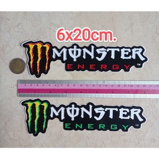 ภาพขนาดย่อของสินค้าสติ๊กเกอร์แต่งรถ monster 6x20cm. ติดรถ