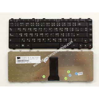 LENOVO Keyboard คีย์บอร์ด LENOVO Y450 Y550 Y460 Y560 B460 V460 สีดำ ไทย-อังกฤษ