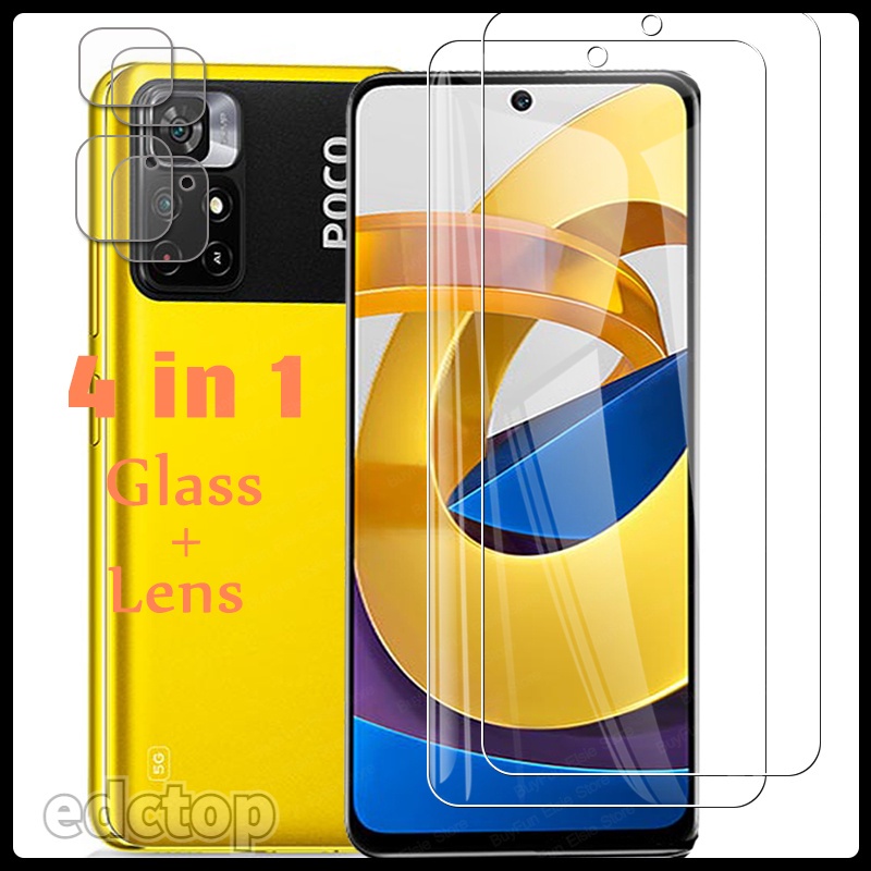 4-in-1-tempered-glass-for-xiaomi-poco-m4-pro-5g-screen-protector-protective-lens-film-for-poco-m4pro5g-safety-glass