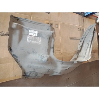 841. 53876-0K090 แผ่นกันฝุ่นใต้บังโคลนหน้าซ้าย FORTUNER ปี 2006-2009 ของแท้ เบิกศูนย์ โตโยต้า Toyota (TTGSHO)