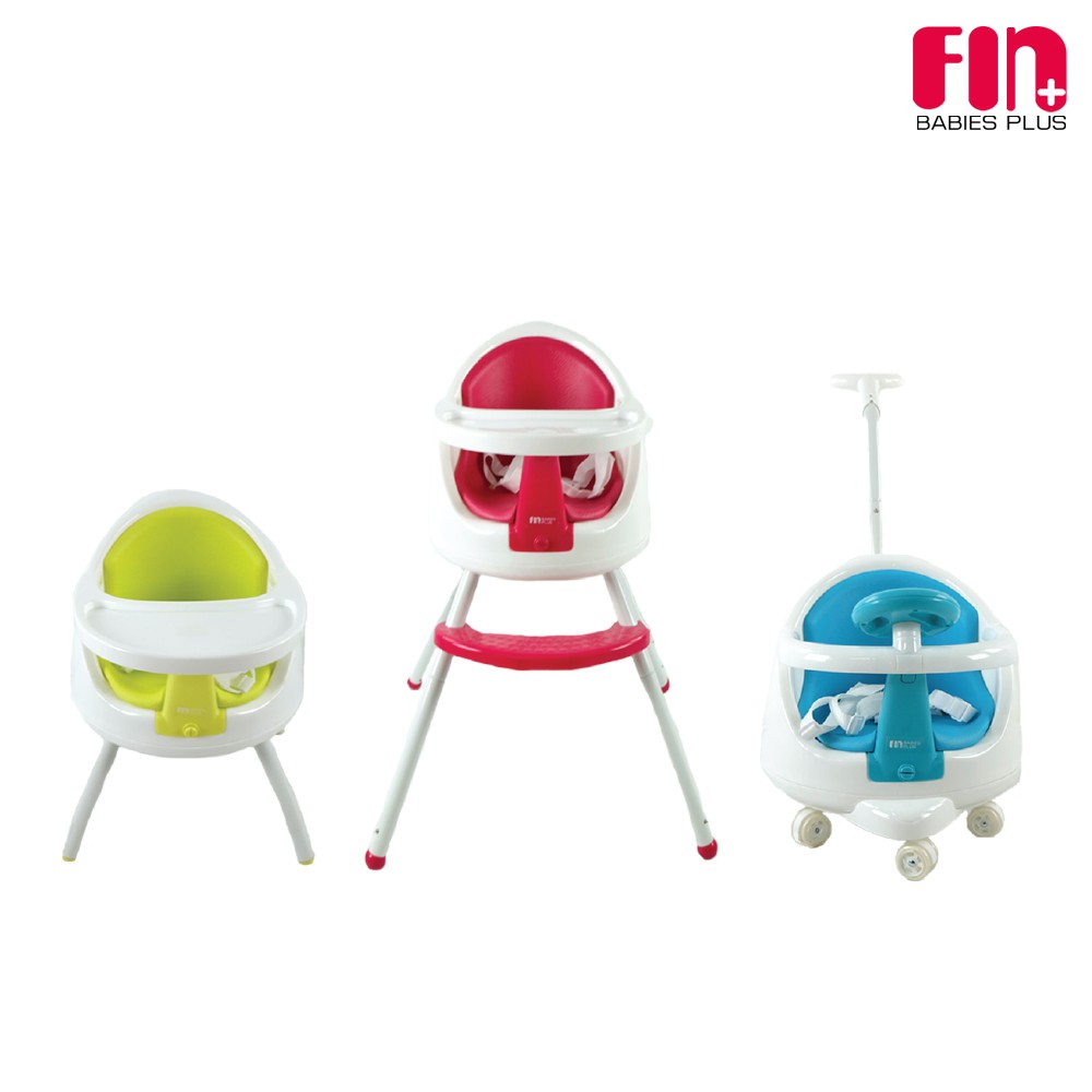 fin-เก้าอี้ทานข้าว-3-in-1สำหรับเด็ก-ปรับเข็นได้-รองรับน้ำหนักได้ถึง-50-กก-รุ่น-car-ec02