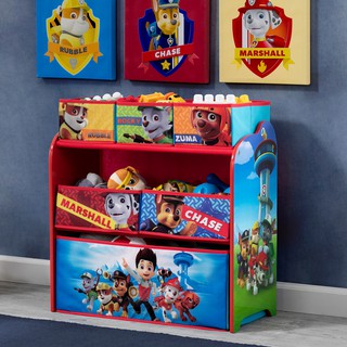 ชั้นเก็บของ ลาย Paw Patrol Nick Jr. PAW Patrol Multi-Bin Toy Organizer by Delta Children