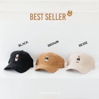 สินค้า LON CAP 🧢 - หมวกแก๊ปลายปักคุณหมีWUD ลายลิขสิทธิ์©️
