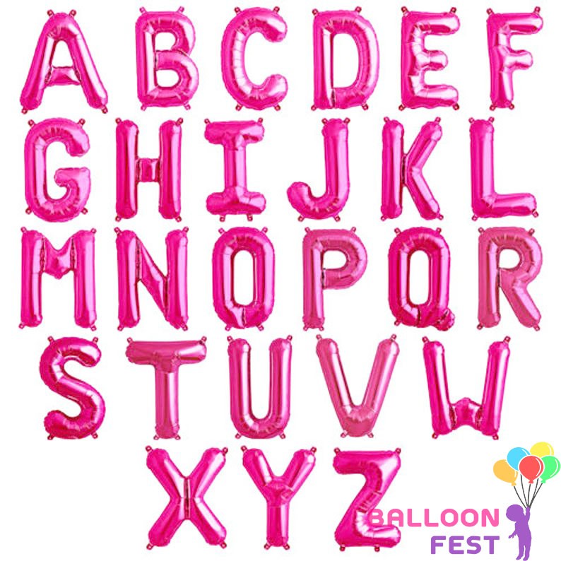ขายส่ง-balloon-fest-ลูกโป่งฟอยล์-ตัวอักษรอังกฤษ-a-z-สามารถเลือกได้-ขนาด-16-นิ้ว-สีชมพู-pink