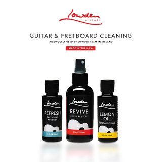 Lowden Guitar Cleaner - Revive, Refresh, &amp; Lemon Oil น้ำยาทำความสะอาดกีตาร์ น้ำยาทำความสะอาดเฟรต เลม่อนออย