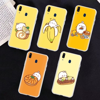 เคสโทรศัพท์มือถือ แบบใส ลาย Molang สําหรับ LG K11 K9 Q52 K40 K42 K40S K50 K50S Q60 K62 K52 K22 K12 Prime Max Plus