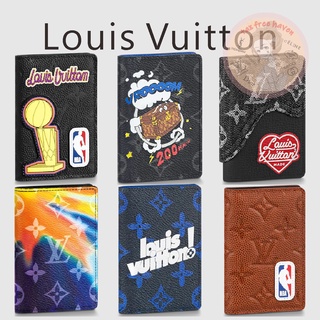 Shopee ราคาต่ำสุด 🔥ของแท้ 100% 🎁Louis Vuitton Brand New LVXNBA Pocket Wallet