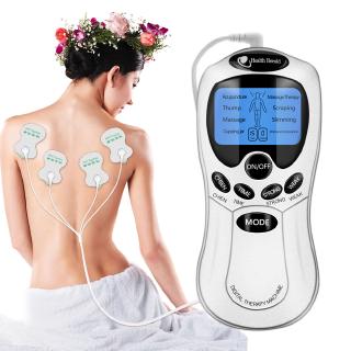 Tens Machine Digital Full Body Massager สำหรับการดูแลหลังคอเท้าขาการฝังเข็มบรรเทาอาการปวด (แผ่น 4 ชิ้น)
