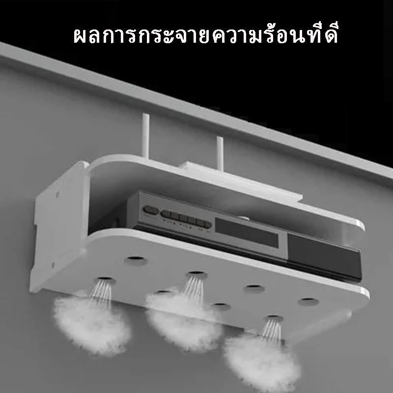 ชั้นวางเราเตอร์-ชั้นวางติดผนัง-pvc-ชั้นวางกล่องรับสัญญาณ-wifi-router-rack