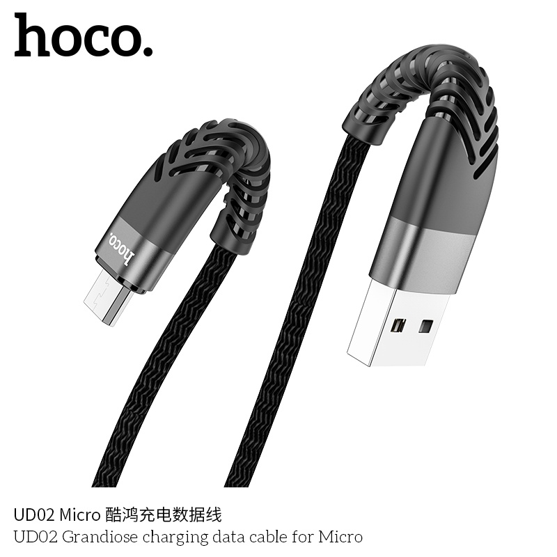 hoco-ud02สายชาร์จ-เร็ว-3-0a-สายชาร์ต-แอนดรอย-เร็วสุดในตอนนี้-สำหรับ-for-l-micro-usb-type-c-ชาร์จเร็ว-ราคาถูก