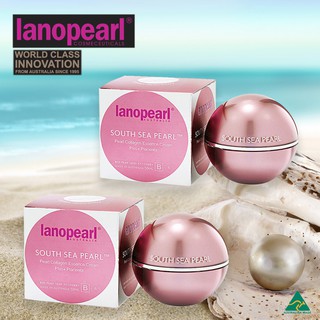 Lanopearl South Sea Pearl Pearl Collagen Essence Cream Plus+ Placenta  50 ml. ซแพ็คคู่