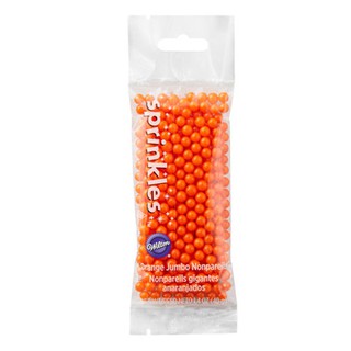 Wilton น้ำตาลตกแต่ง วิลตั้น Nonpareils Sprinkles - Orange