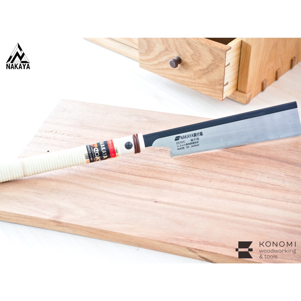 nakaya-dozuki-saw-extra-fine-cross-amp-rip-cut-japanese-210mm-เลื่อยมือ-เลื่อยไม้-เลื่อยญี่ปุ่น-เลื่อยโดซูกิ-konomi-tools