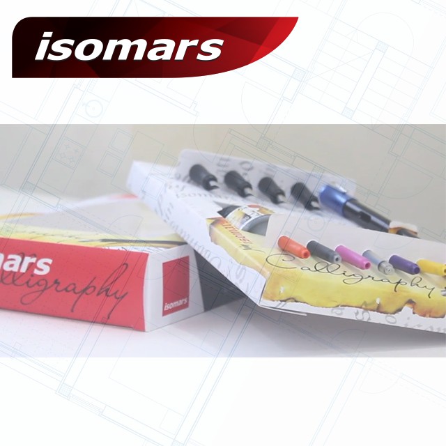 isomars-ชุดปากกาไม้-calligraphy-14-ชิ้น-calligraphy-pen-set-regular-1-ชุด