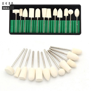 【DOLLDOLL】Wool Felt Grinding Head 12 Pcs 235mm Shank Abrasive Tools Grinder Parts MQZILgct