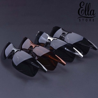 Ellastore123 แว่นตากันแดด เลนส์โพลาไรซ์ ป้องกันรังสียูวี กันลม แฟชั่น สําหรับทุกเพศ UV400