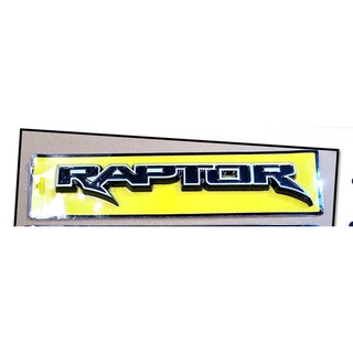 LOGO RAPTOR สีดำขอบขาว เหมือนแท้ โลโก้ RAPTOR มีบริการเก็บเงินปลายทาง