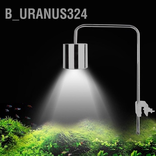 B_Uranus324 โคมไฟดาวน์ไลท์ Led กันน้ํา พร้อมคลิปหนีบ 12 W ปลั๊ก Us 100-240V สําหรับติดตู้ปลา