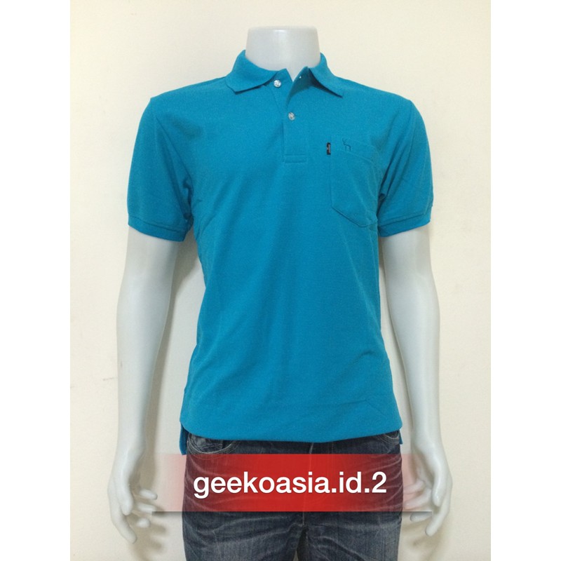 เสื้อโปโล-geeko-ตรากวาง-สีฟ้าเข้ม
