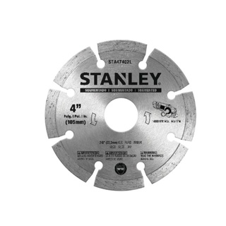 ใบตัดเพชร STANLEY  (47402L) ขนาด 4 นิ้ว สีเหลือง จำนวน 1ใบ