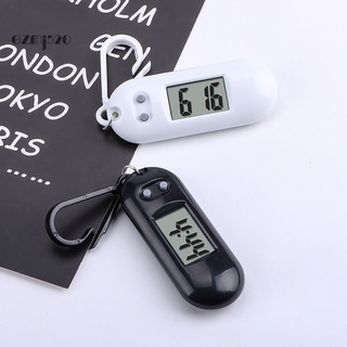 【AG】Electronic Clock Silent LCD Digital Display Portable Student Exam Study Desktop Clock Keychain for Library