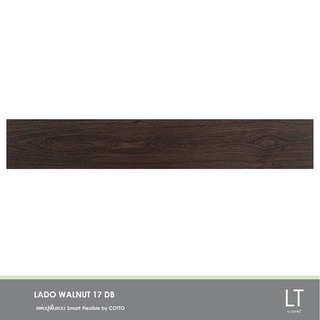 COTTO กระเบื้องยางลายไม้ LVT (ทากาว) LT 15x90 ลาโด้ วอลนัท17