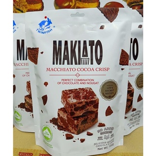 ภาพขนาดย่อของภาพหน้าปกสินค้าพร้อมส่ง Makiato Cocoa Crisp บราวนี่หนึบ ขนาด 150g มี 2 รส จากร้าน aiai..shop บน Shopee
