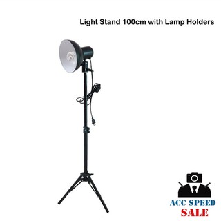 Light Stand 100cm with Lamp Holders