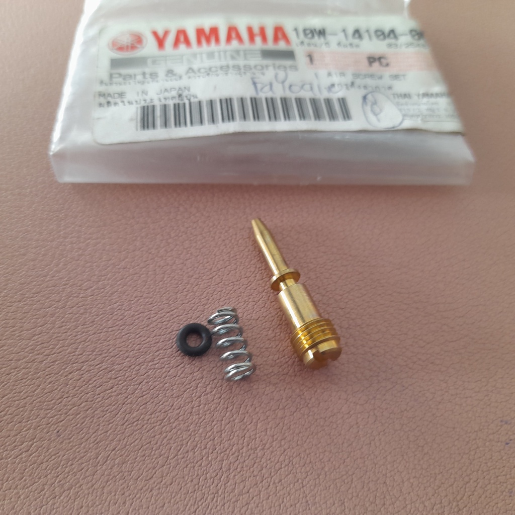 10w1410400-สกรูตั้งอากาศ-dt125r-yz80-rt180-tt500-xt500-rd400-แท้-air-screw-10w-14104-00